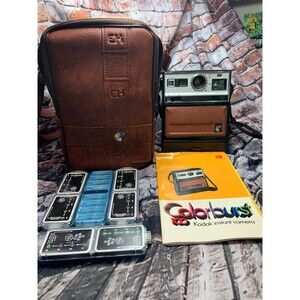 Kodak Colorburst 100 Camera Original Gad Book 4 Flash Strips Collection Untested